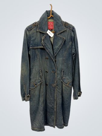 Lucky Brand Denim Trench Coat