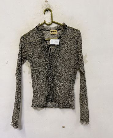 YOU.U YOUNG ORDER UNLIMITED Mesh-Top mit Blumenmuster