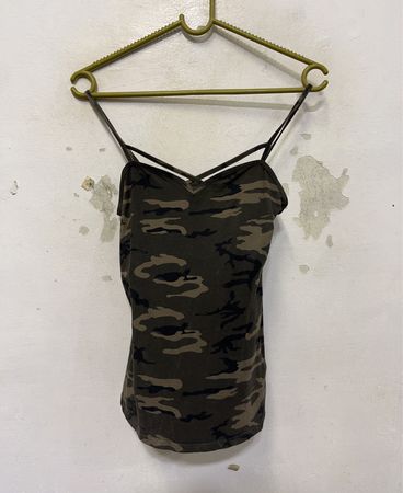 Camouflage-Print-Camisole