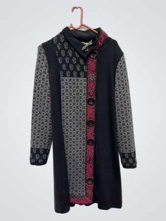MYF Damen Langstrickmantel
