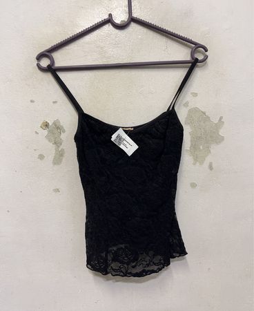 Forever 21 Schwarzes Spitzen-Cami-Top