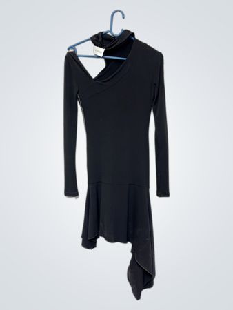 JBC Schwarzes asymmetrisches Kleid