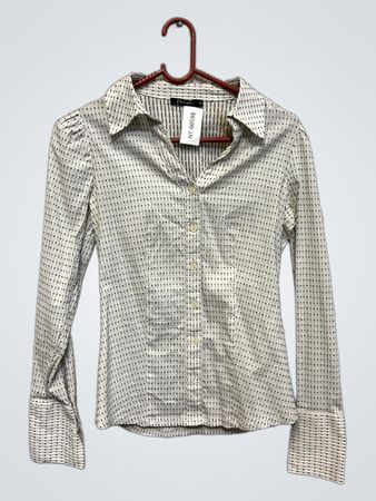 YOUR FACE" Damen-Bluse mit Knöpfen