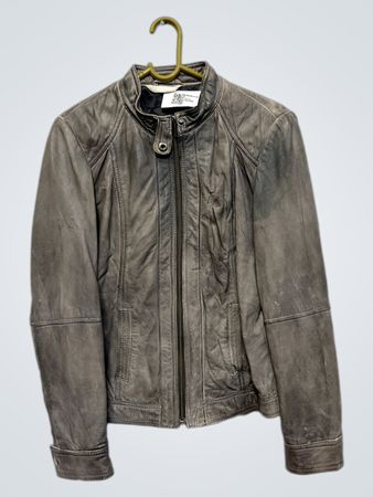 Promod Leder-Bikerjacke