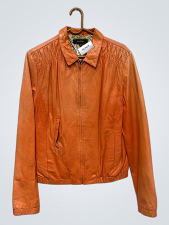 Cotélac Orange Lederjacke