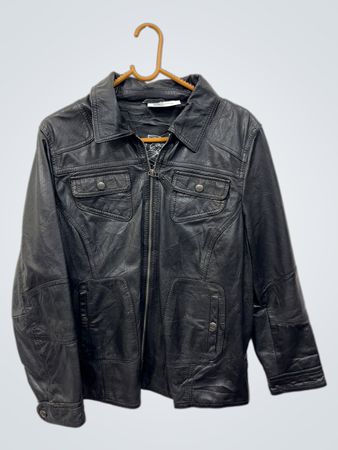 Oakwood Schwarze Lederjacke