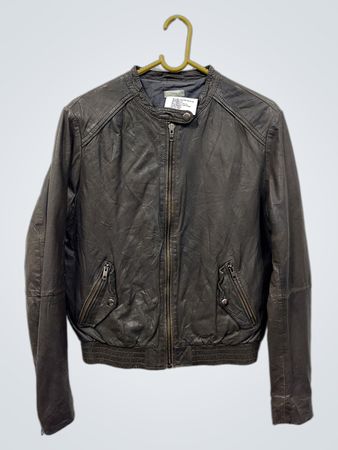 Zapa Leder-Bomberjacke
