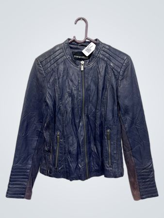 Transmission Bikerjacke aus Kunstleder
