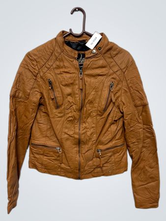 Apple of Eden Brown Kunstlederjacke