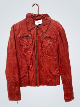 7 eleven Rote Lederjacke