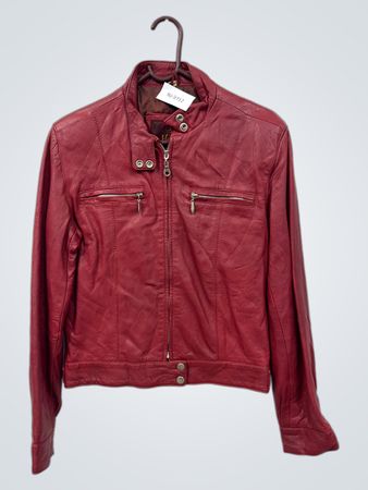 Heeli rote Lederjacke