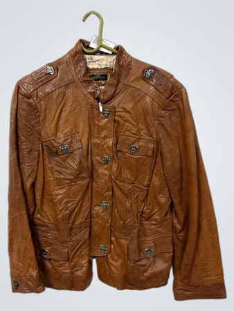 Dolce Vitalli braune Lederjacke
