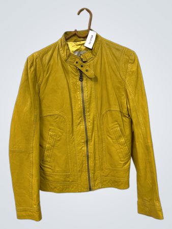 ESSENTIEL Antwerp Gelbe Lederjacke