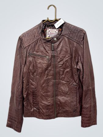 manguun Freespirits Original Quality Brand Est 1986 Lederjacke