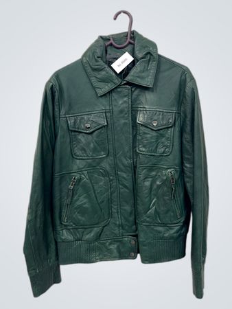 Esprit Collection Green Leather Jacket
