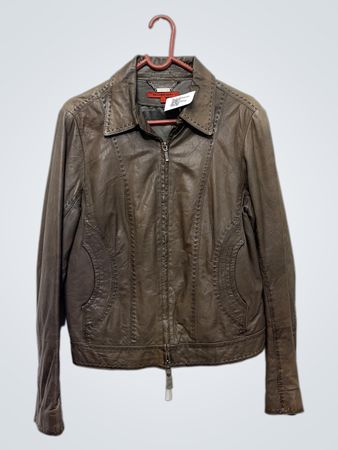 HALLHUBER DONNA braune Lederjacke