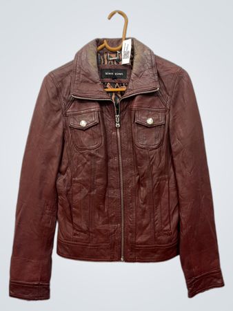 Black Rivet Lederjacke