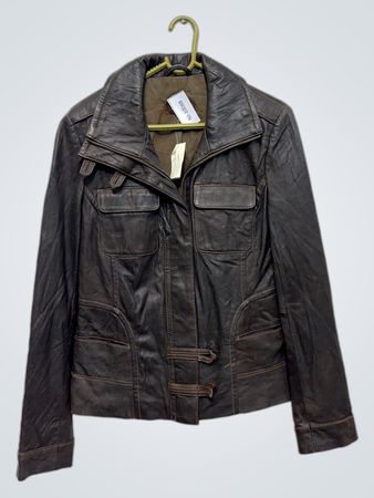 DANIER braune Lederjacke
