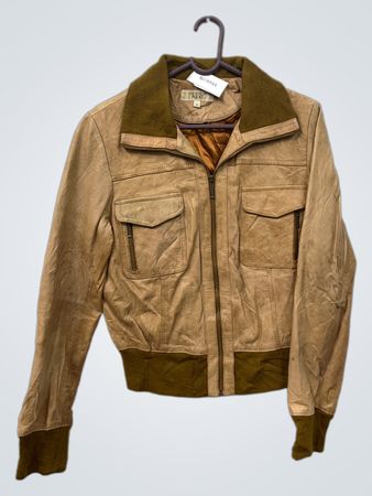 Nächste Leder-Bomberjacke