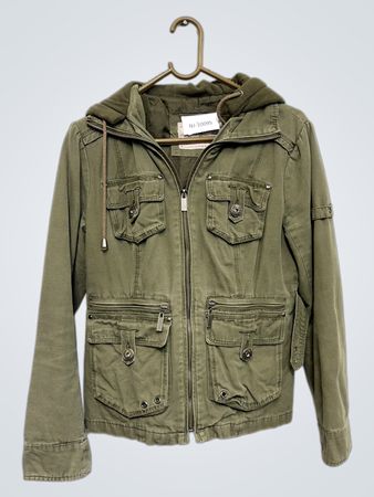 SUGARFLY Marken-Damen-Grün Utility-Jacke