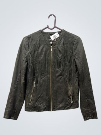 Naf Naf Leder-Bikerjacke