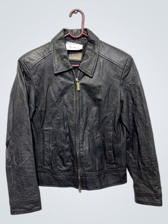 Salsa Sport Freizeit-Lederjacke in Schwarz