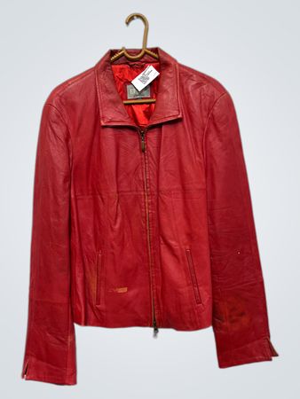 EFE DERI Rote Lederjacke