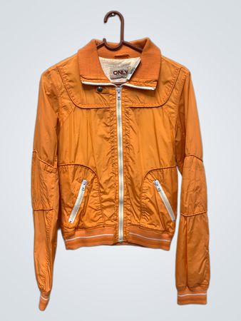 ONLY The Unlimited Label Orange Bomber Jacket