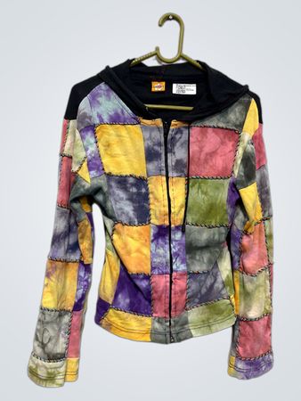 Lara Ethnics Patchwork Hoodie