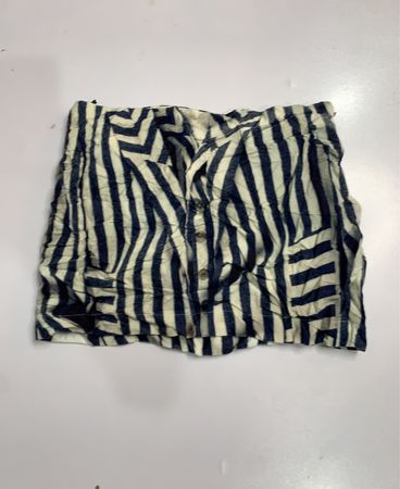 Paul & Co Cropped Striped Shirt