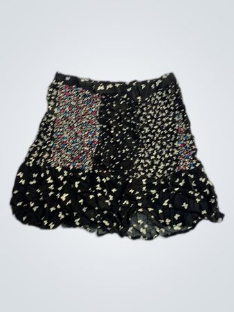 Yessica Printed Ruffle Mini Skirt