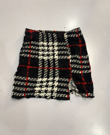 Plaid Mini Skirt