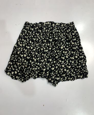 Unbranded Black Floral Mini Skirt