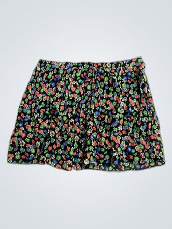 Zara Floral Mini Skirt