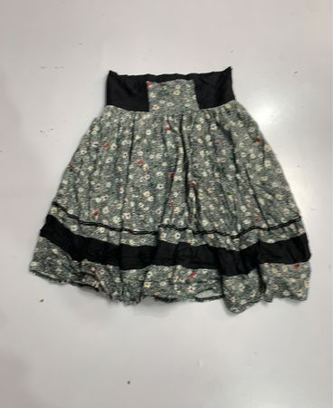 Unbranded Floral Print Mini Skirt