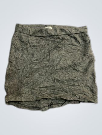 Heather Gray Mini Skirt