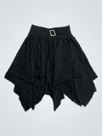 Unbranded Black Ruffled Mini Skirt