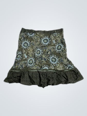 S. Oliver Printed Ruffle Mini Skirt