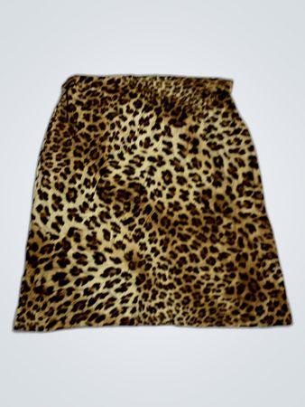H&M Leopard Print Mini Skirt
