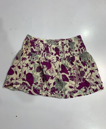 Unbranded Floral Pleated Mini Skirt