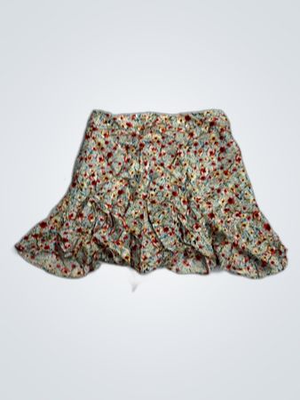 Floral Ruffle Skirt