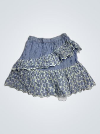 Jessica Ruffled Lace Mini Skirt
