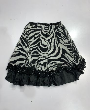 Unbranded Zebra Print Mini Skirt