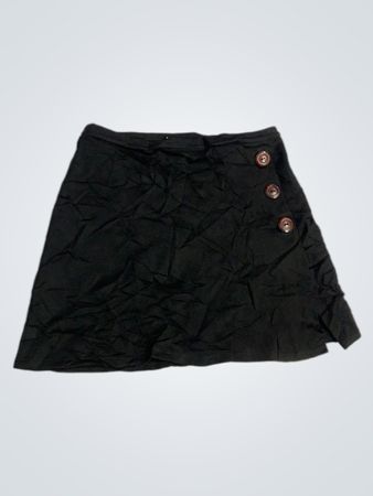 Morgan De Toi Black Button Detail Skirt