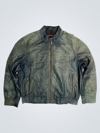 TORRAS Blue Leather Jacket