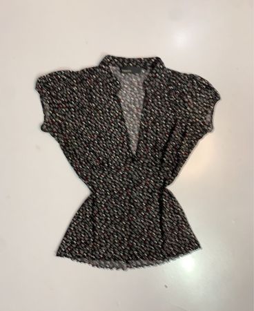 KappAhl Black Printed Scarf