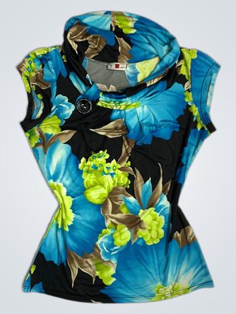 LOREN Floral Print Top