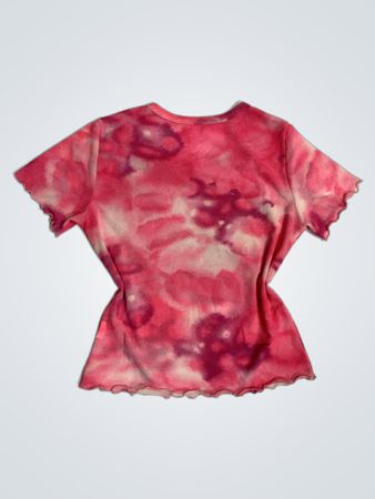 Rosa Batik-Crop-Top