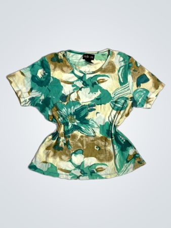 Haut à imprimé floral Style & Co pour femmes taille L