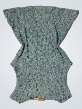 EMOTIONS Blau strukturiertes Hundeshirt